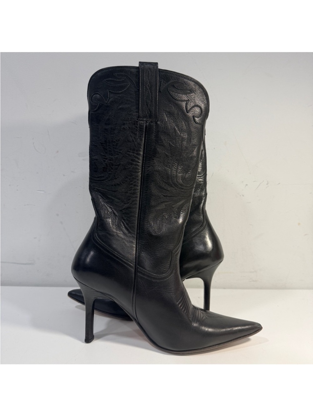 Luchesse Women's Charlie 1 Horse Stiletto Western Boots. EUC - Picture 3 of 17
